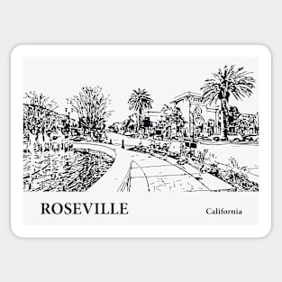 Roseville - California Sticker